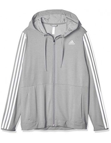 Adidas Womens 3S Knt Fz Hood Sweatshirt