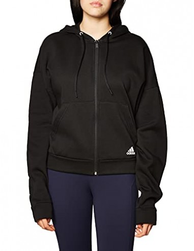 Adidas Womens W Bos Aop Fz Hd Sweatshirt