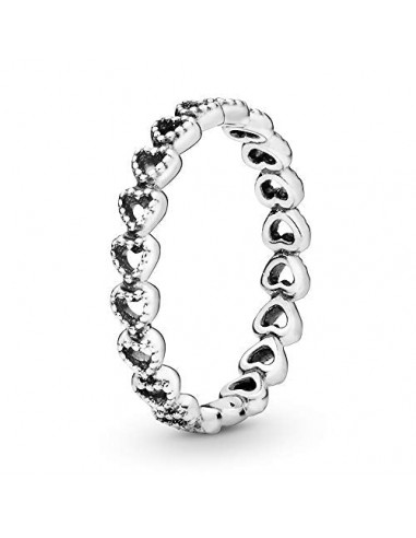 Pandora Openwork Heart Silver Ring