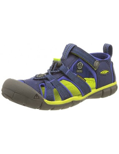 Keen Unisex Kid's Seacamp 2 Cnx Sandals, Blue Depths/Chartreuse, 5 UK