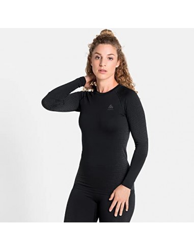 Odlo Women's Crew Neck Longsleeve Performance Shirt