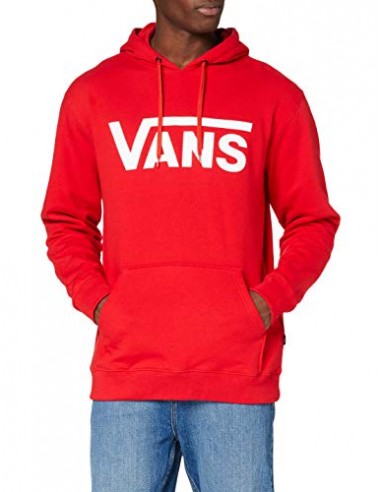 Vans Men's Classic PO Hoodie II, HIGH Risk RED, XS