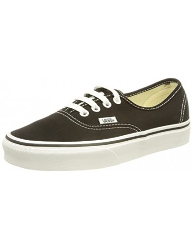 Vans Unisex UA Authentic Trainers, Black/Black, 6.5 UK