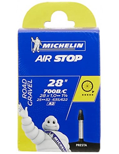 Michelin Unisex Michelin Air Stop Gal-Fv 40Mm 700X25/32 317049 Bike Tire