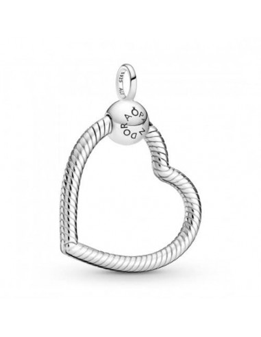 Pandora Heart Sterling Silver O Pendant