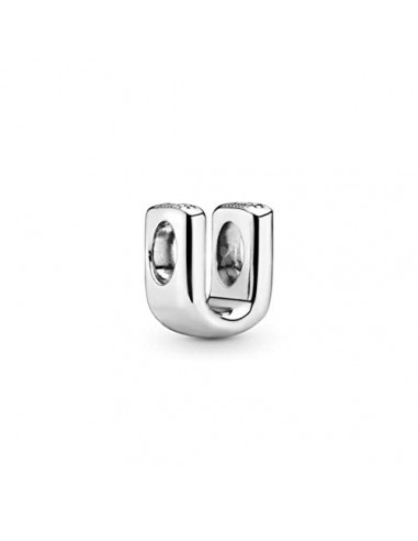 Pandora Letter U Alphabet Silver Charm