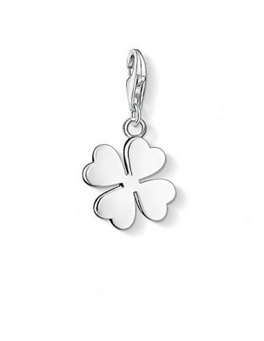 Thomas Sabo Damen Charm-Anhänger Kleeblatt Charm Club 925 Sterling Silber 0050-001-12