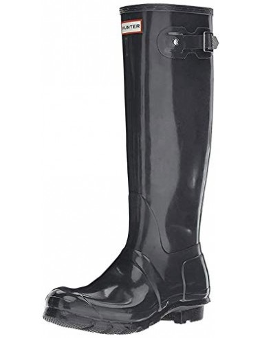 HUNTER Damen High Wellington Boots Gummistiefel, Grau (Grey DSL), 36 EU