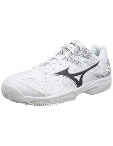 Mizuno Unisex Break Shot 2 Cc Tennisschuhe, Weiß (Wht/Black/Wht 08), 45 EU