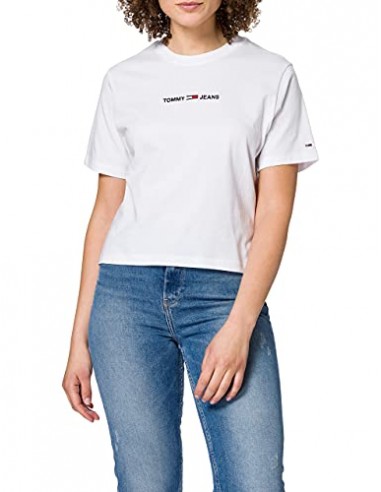 Tommy Hilfiger Women's Tjw Linear Logo Tee