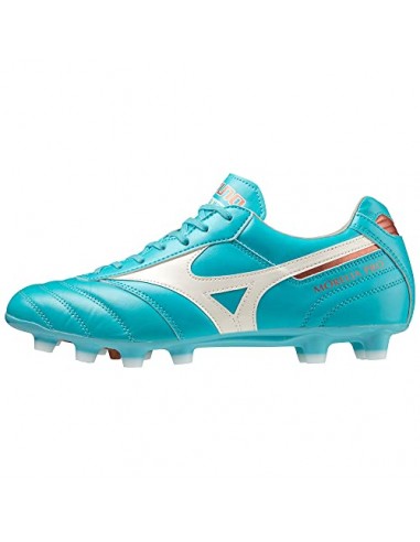 Mizuno Unisex Morelia II PRO Fußballschuh, Blue Curacao/Snow White/Red Brown Satin, 41 EU